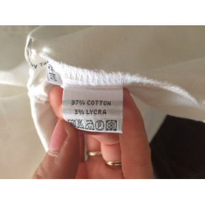 Polo sans manches blanc tattini