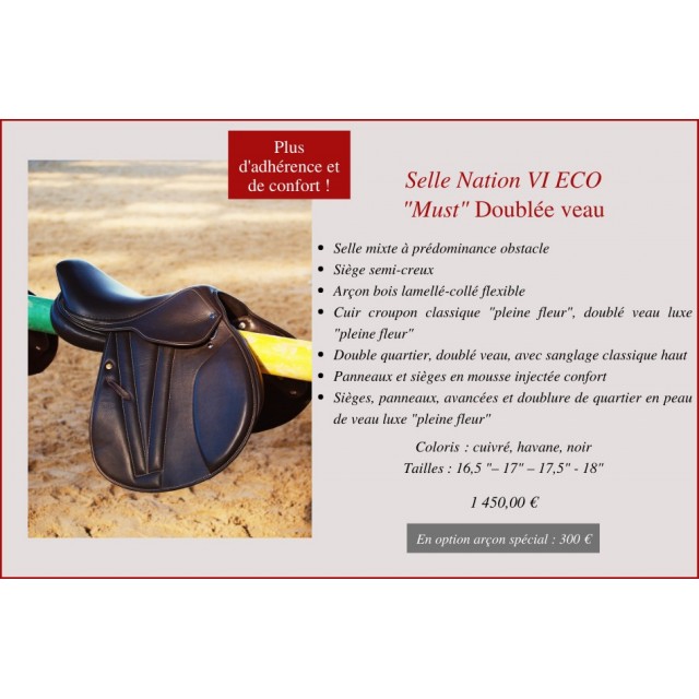 Selle Éric Mondange - nation VI Eco