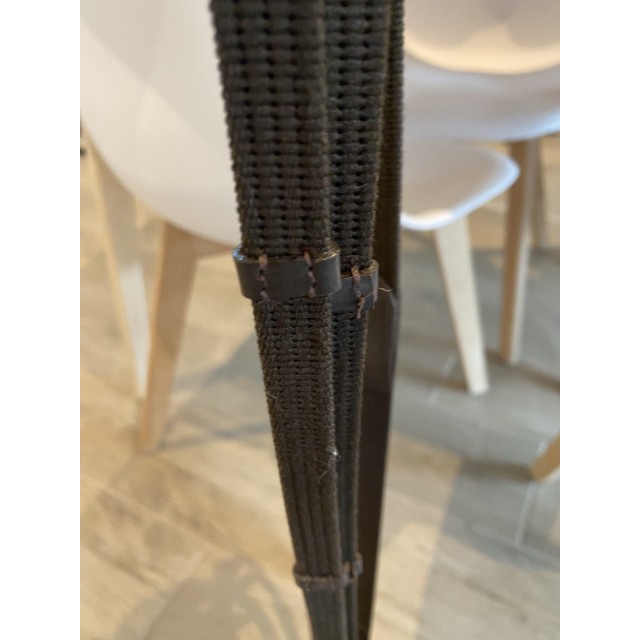 Bridon marron avec frontal en strass