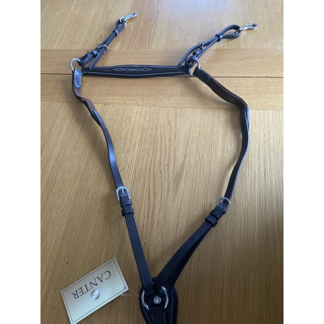 Collier de chasse martingale Marron