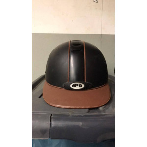 Bombe GPA titium leather noir/marron T58 (57 CE)