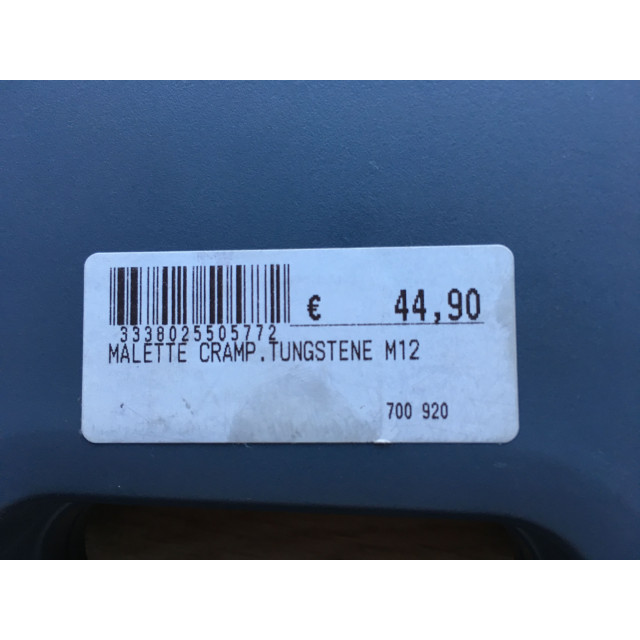 boite de crampons tungstene M12