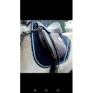 Selle en cuir Marron Time Rider