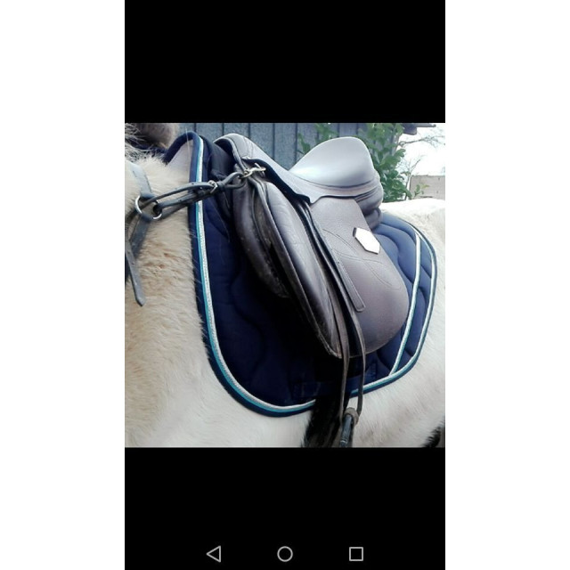 Selle en cuir Marron Time Rider