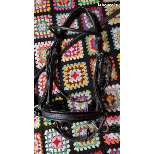 Muserolle CWD sellier Cheval filet equitation CSO bridon