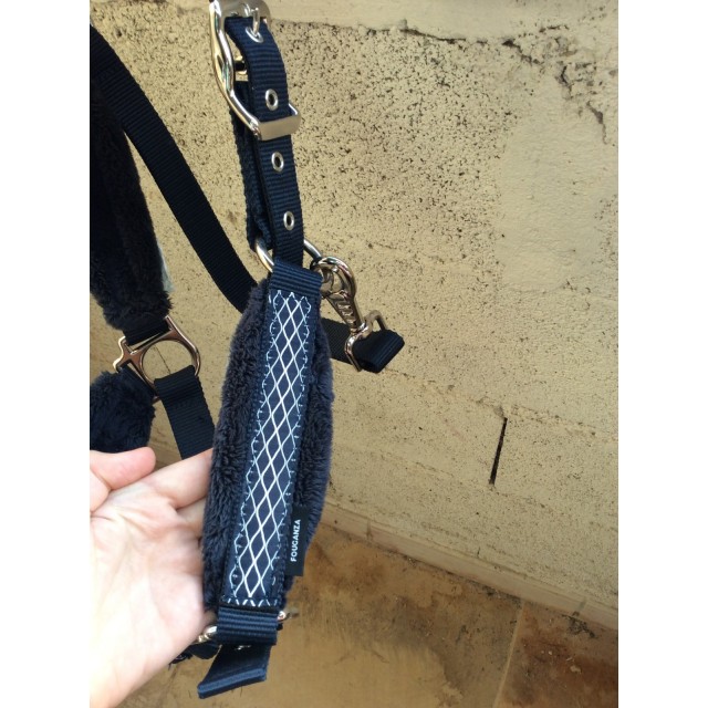 Licol cheval bleu