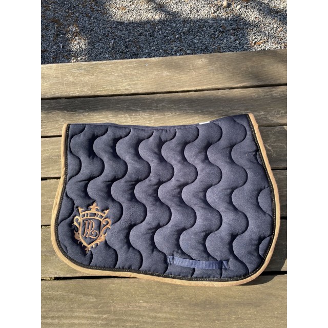 Tapis Penelope bleu marine/camel