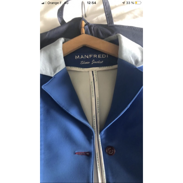 Veste concours Manfredi T.M femme comme neuve