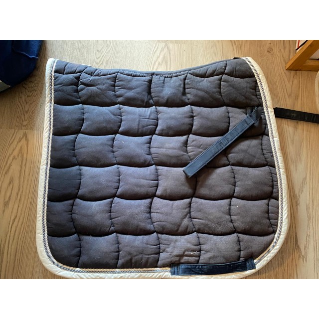 Tapis de selle dressage ESKADRON gris anthracite