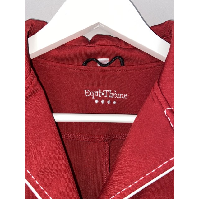 veste de concours equithème rouge, taille 34