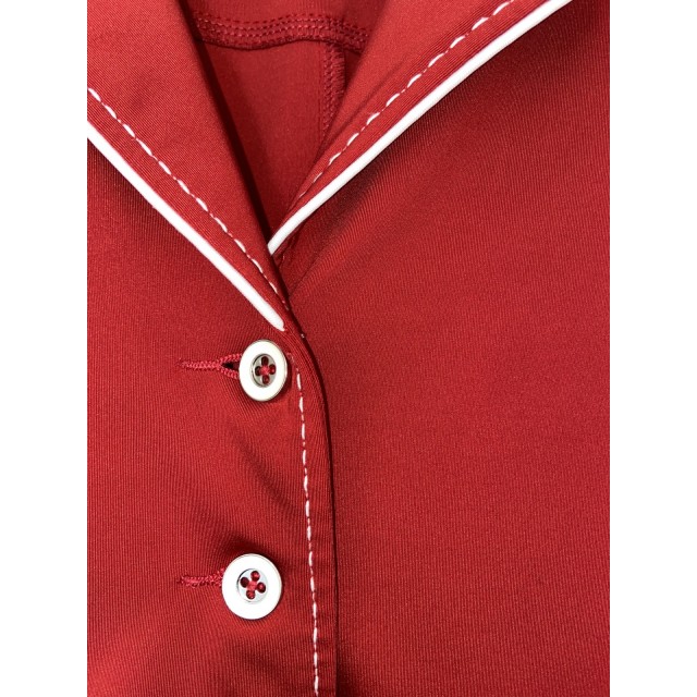 veste de concours equithème rouge, taille 34