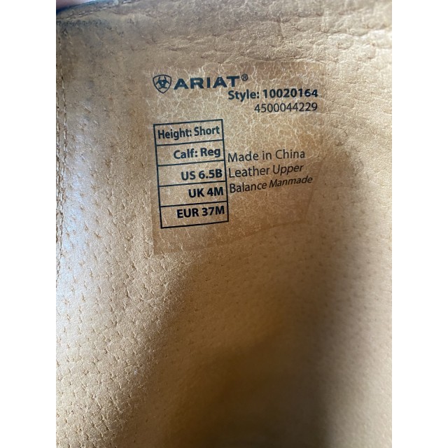Bottes Ariat 37M short