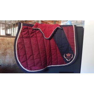 Ensemble bordeaux/bleu marine