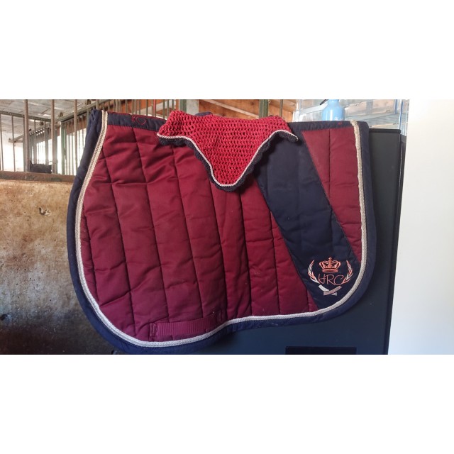 Ensemble bordeaux/bleu marine