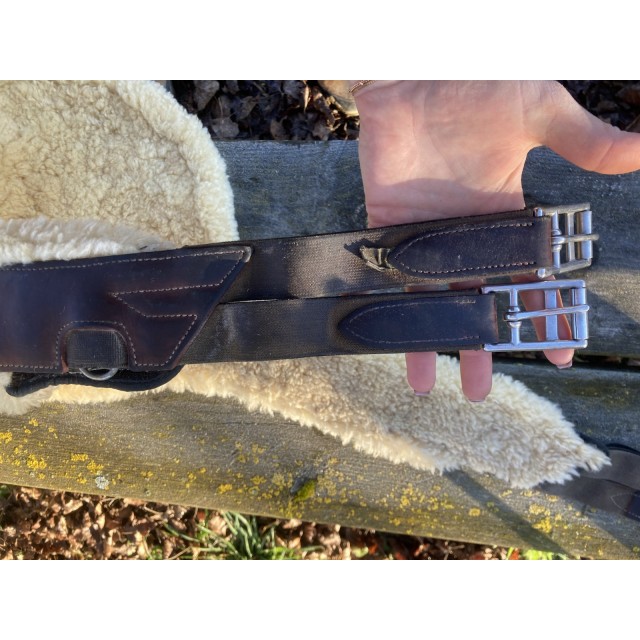 Sangle bavette havane DEVOUCOUX 140