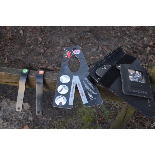 Selle mixte en cuir 17,5