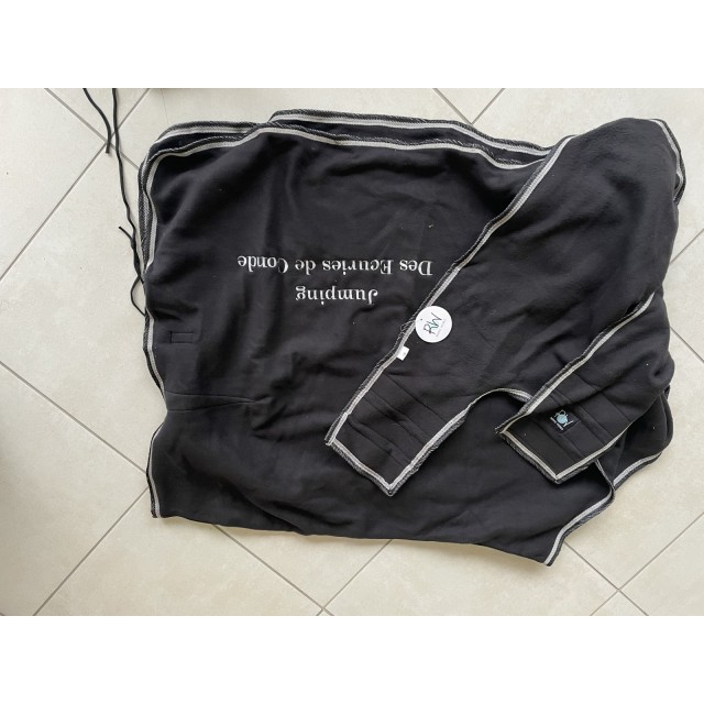 Couvre reins noir taille 140 cm polaire taille cheval