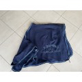 Couvre reins bleu marine taille 125 cm polaire