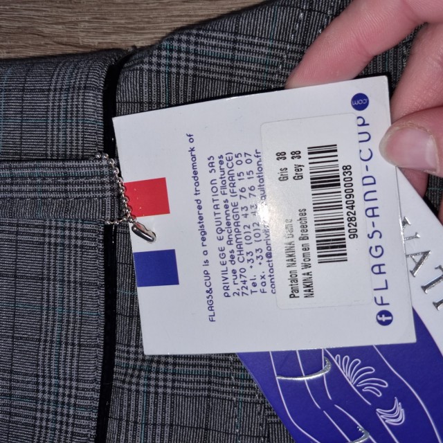 Pantalon flags and cup 38/36