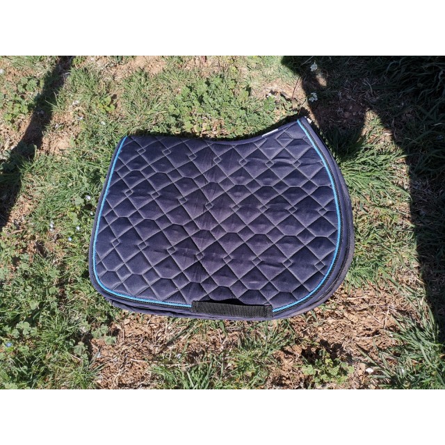 Tapis d'équitation bleu marine