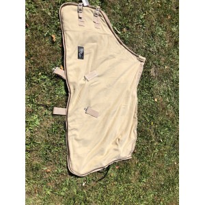 Couverture polaire Time rider crème taille 100cm