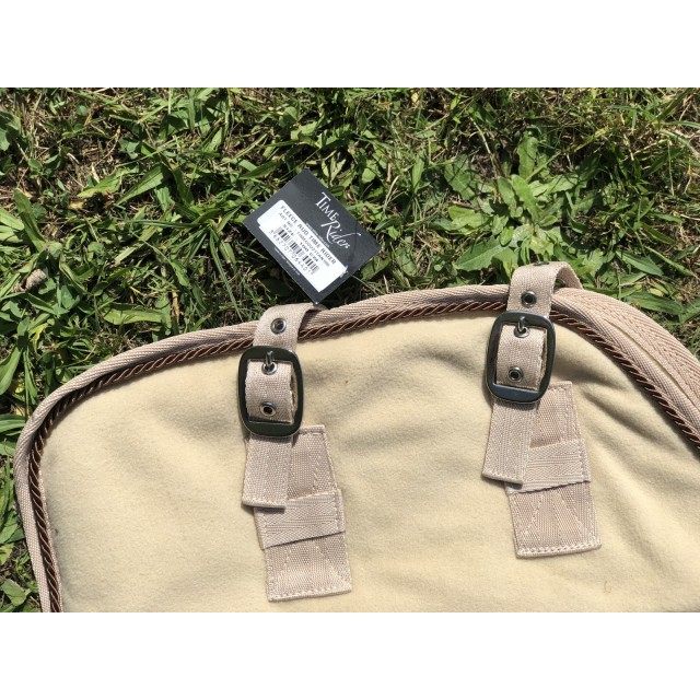 Couverture polaire Time rider crème taille 100cm