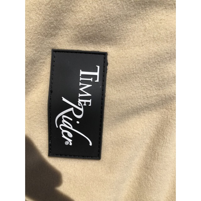 Couverture polaire Time rider crème taille 100cm