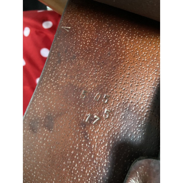 Selle mixte en cuir 17’´