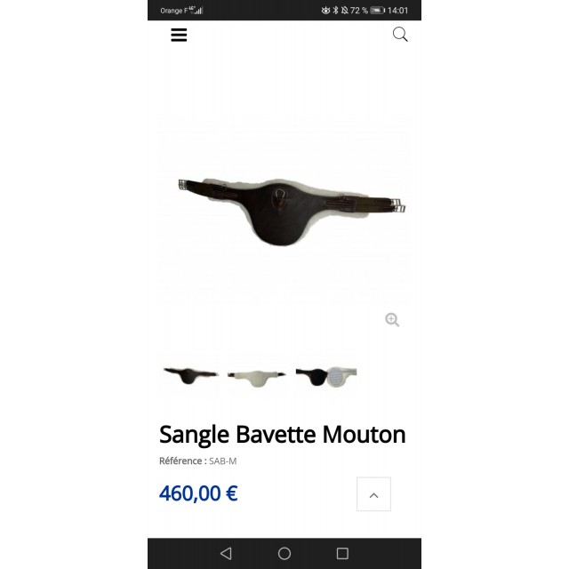 Bavette mouton GBS 130 cm