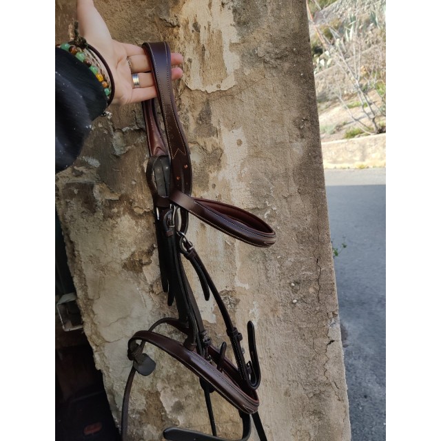 Bridon muserolle combinée epona marron