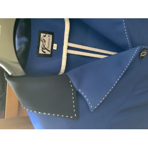 Veste bleu roi col noir Pénélope Leprévost - T36