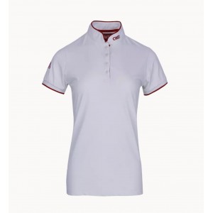 Polo blanc CWD Femme taille L neuf
