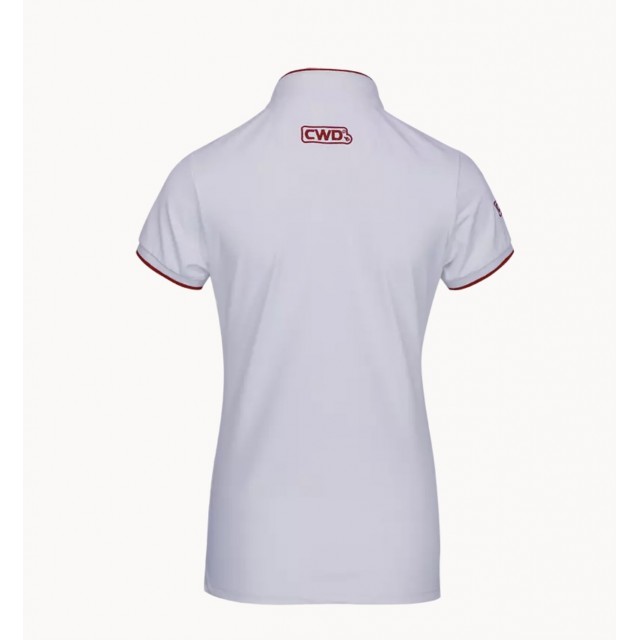 Polo blanc CWD Femme taille L neuf