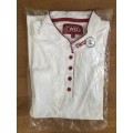 Polo blanc CWD Femme taille L neuf