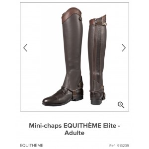 Mini chaps equithème Élite adulte