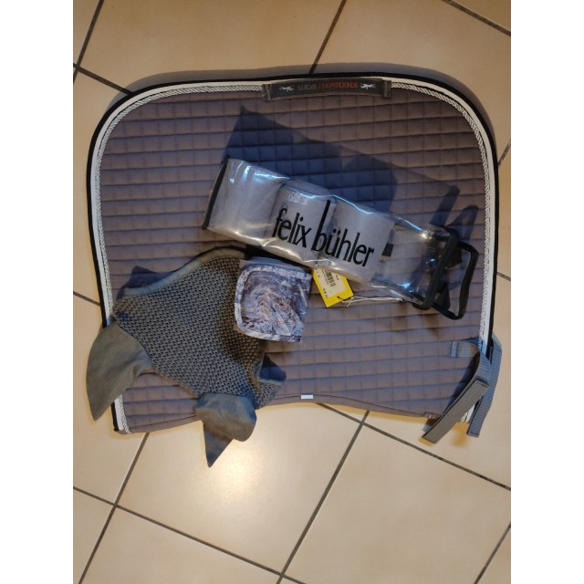 Ensemble dressage gris