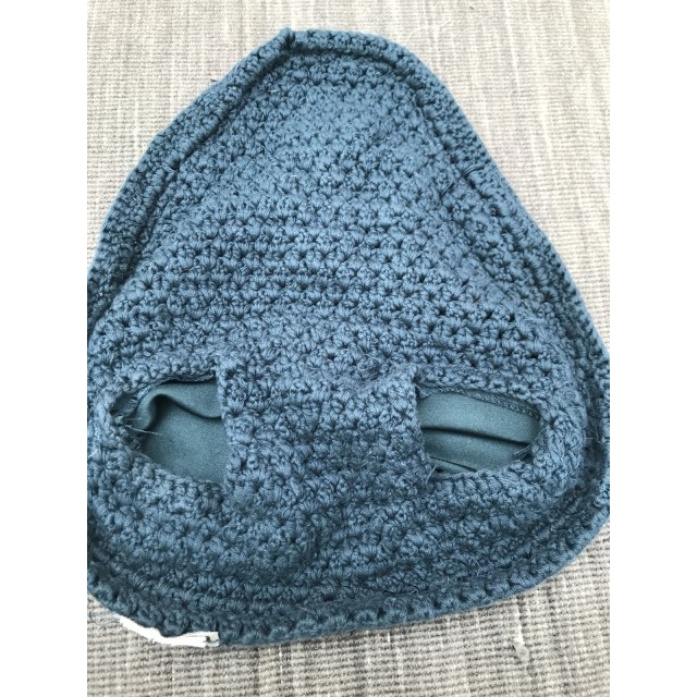 Bonnet cheval bleu canard