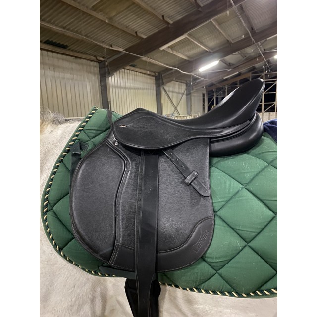 Selle Tekna/Letek Jumping Close Contact Cuir Doublé