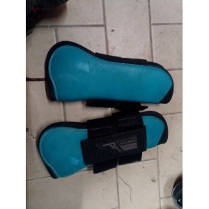 Guêtres bleu canard