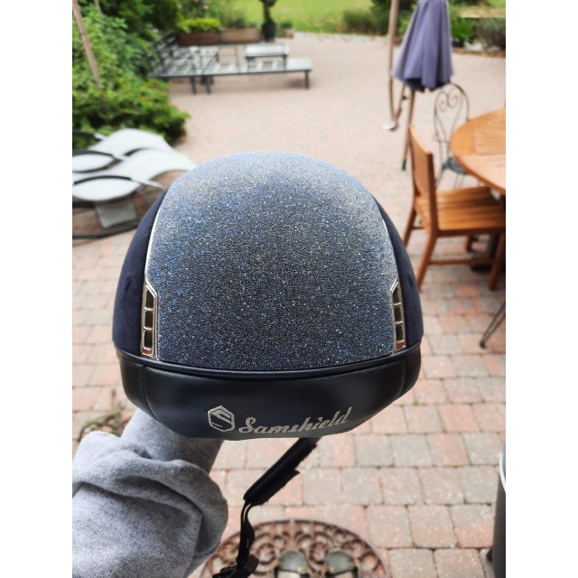 Bombe samshield bleue marine