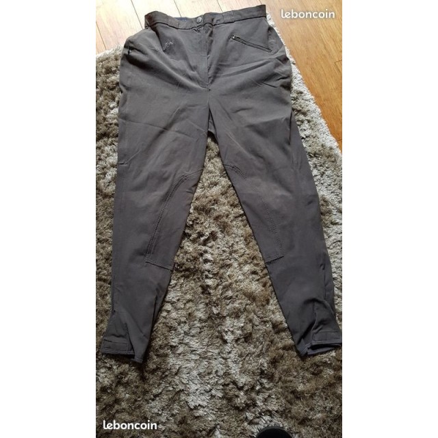 pantalon équitation equitheme gris foncé