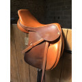 Selle en cuir 17,5