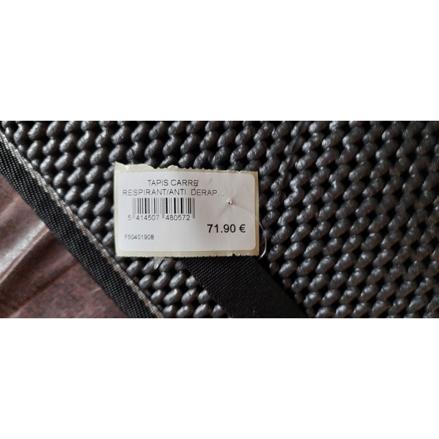 Tapis Amortisseur NEOPRENE respirant Noir