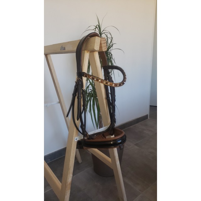 bridon tourné dressage marron 07 68 79 17 03