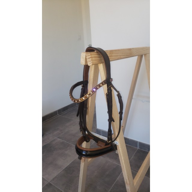 bridon tourné dressage marron 07 68 79 17 03