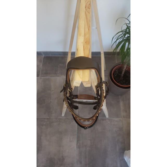 bridon tourné dressage marron 07 68 79 17 03