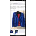 Veste de concours bleue