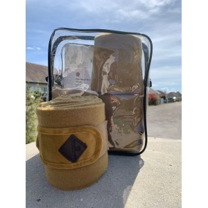 (négociable) Bandes de polo Velvet Kentucky moutarde