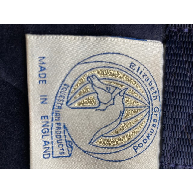 Tapis de selle velours marine