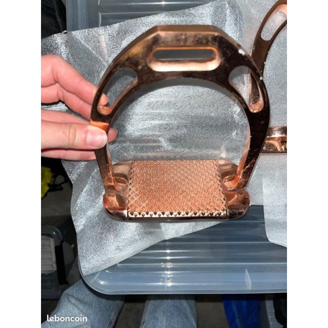 étriers rose gold feeling large pro